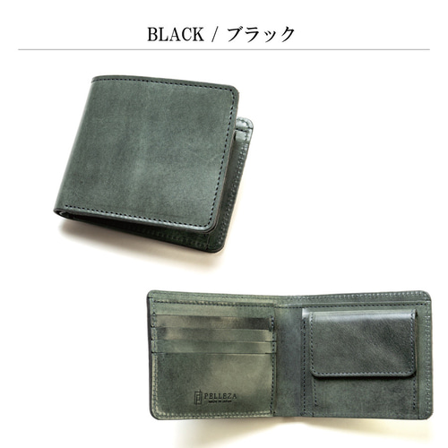 JAPAN FACTORY 二つ折り財布 メンズ 栃木レザー 財布 日本製
