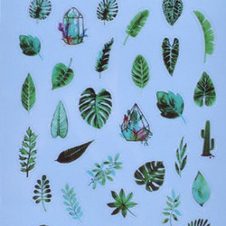 イラストシート　デザインシート　お花系・葉系シリーズ　素材　 11枚目の画像