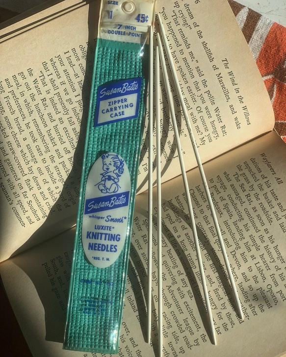1960s アメリカ製編み棒【Susan Bates double point needles size1】 4枚目の画像