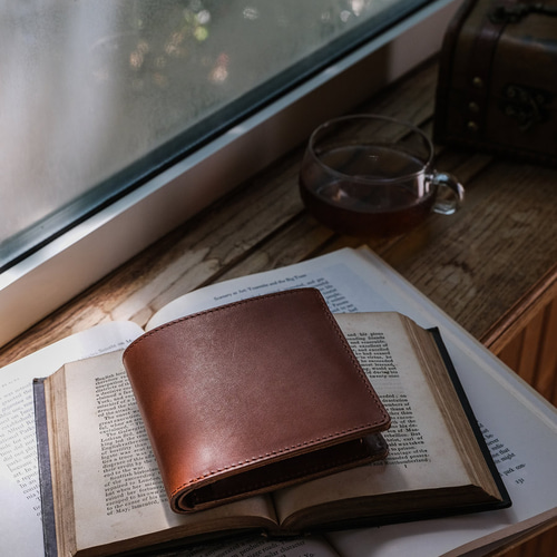 二つ折り 財布 メンズ 【PELLEZA】高級イタリア エルバマット 本革