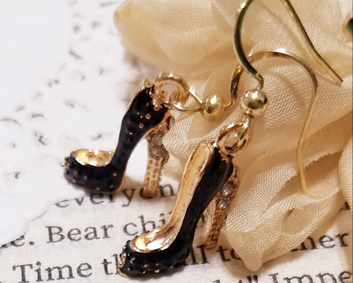 ハイヒールピアス　high heels earrings　silver925 6fc27d7e958fb7d65129f8705afe83