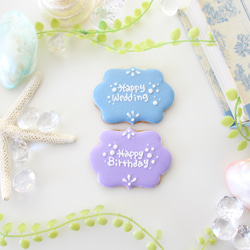 シンデレラ　【アイシングクッキー】　プリンセス　青　水色　誕生日　オーダー　通販　人気 9枚目の画像