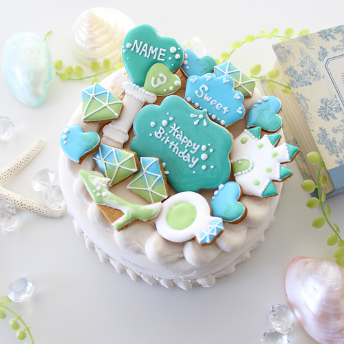 アイシングクッキー　誕生日　お祝い プリンセス 【アイシングクッキー】 アイシングクッキー