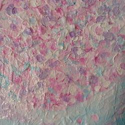 満開の桜　約273×220　F3 抽象画 2枚目の画像