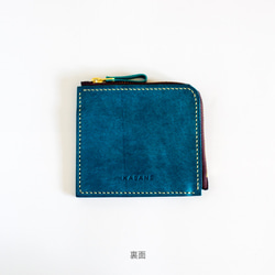 No.28 L-Zip Wallet【ORTENSIA BLUE】 3枚目の画像