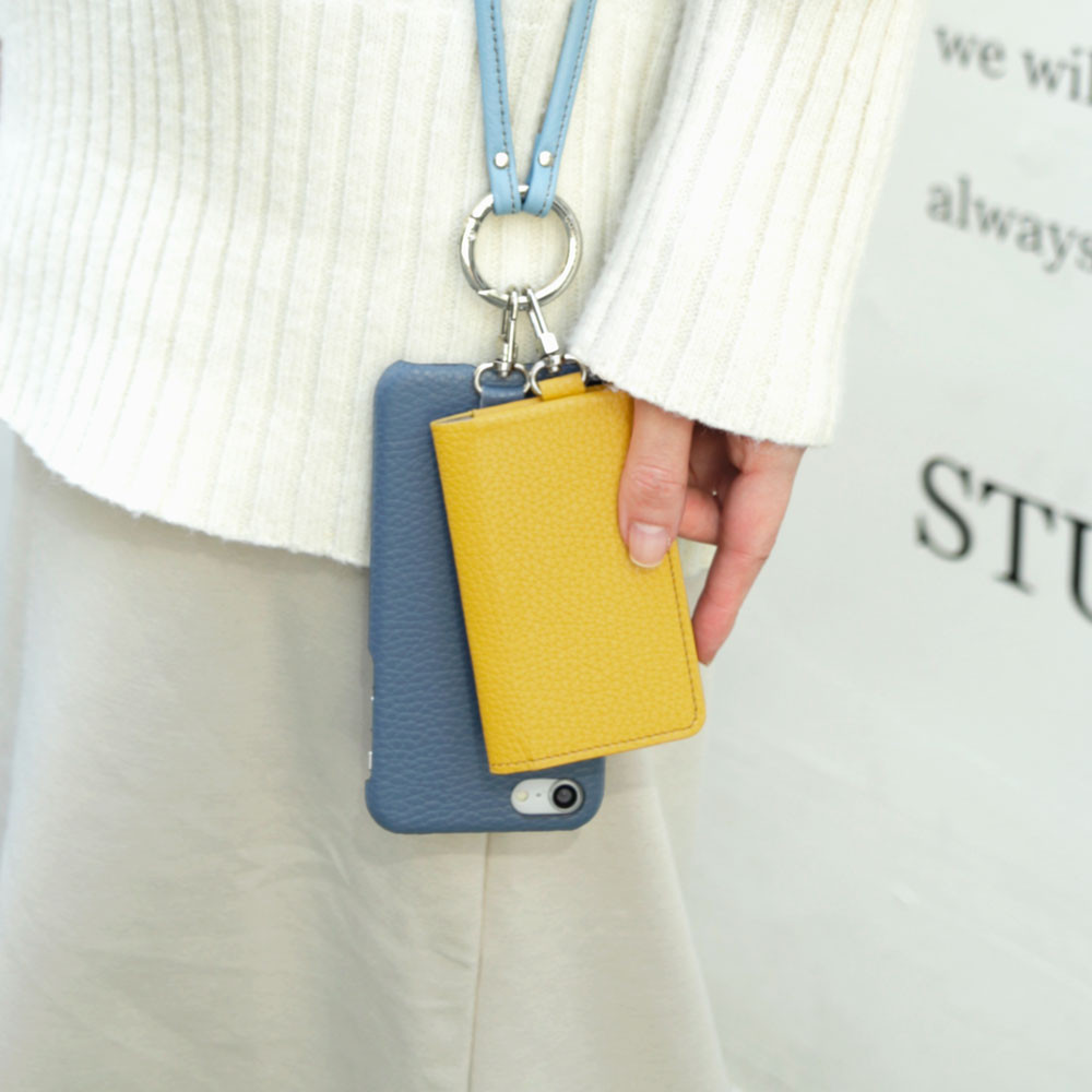 選べるカラー　スマホショルダー　カードケース　全機種対応　Android　iPhone スマホ#mm00000311