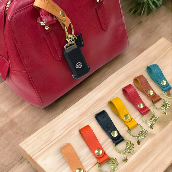 名入れ無料　シンプルキー飛行機チャーム付き　ネームタグ　アリゾナｋｅｙホルダー　お揃いで　新色　グレー追加 11枚目の画像