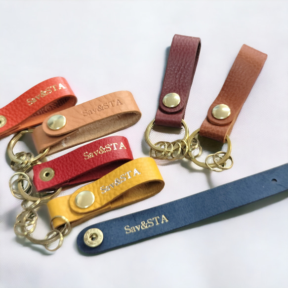 名入れ無料　シンプルキー飛行機チャーム付き　ネームタグ　アリゾナｋｅｙホルダー　お揃いで　新色　グレー追加 14枚目の画像