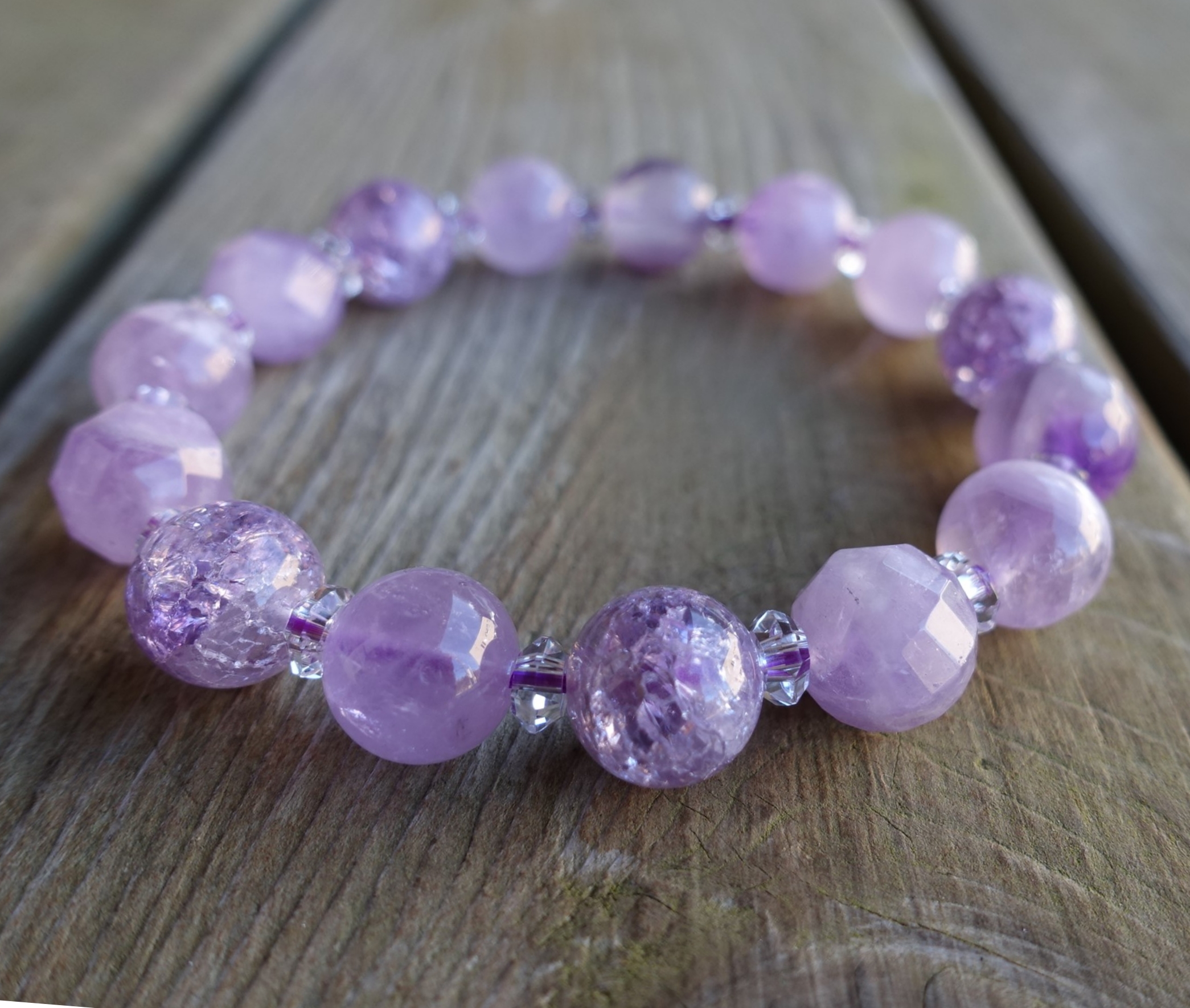 ◆◆◆【愛の実りを収穫する～乙女座満月の予祝ブレス】ラベンダーアメジスト