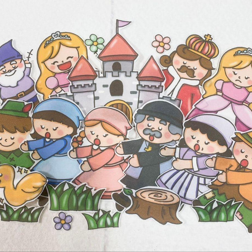 金のがちょう パネルシアター お話 物語 台本つき おもちゃ・人形 risu