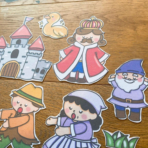 金のがちょう パネルシアター お話 物語 台本つき おもちゃ