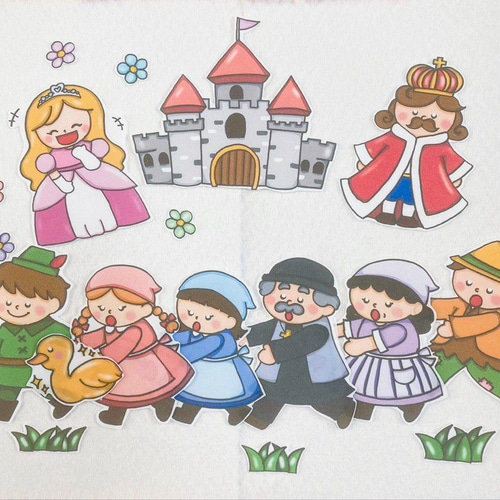 4点セット　エルマー　金のガチョウ　台本　パネルシアターセット 0980c8dd07c8e3d7189cb66af6ef30