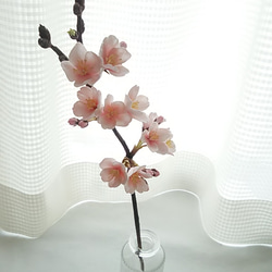 《訂製》❁陶土花櫻花樹一株，室內花，單瓶❁ 第6張的照片