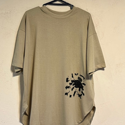 ネコ＆インク　レディース　ビッグTシャツ 綿100％【S～4L】 2枚目の画像