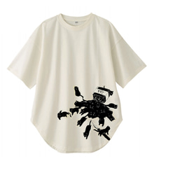 ネコ＆インク　レディース　ビッグTシャツ 綿100％【S～4L】 1枚目の画像