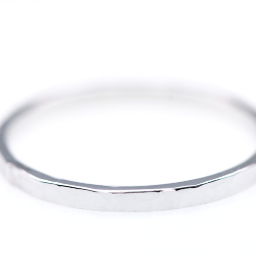 平打ち槌目リング ハードプラチナ Pt900 指輪・リング TripTrap 通販  