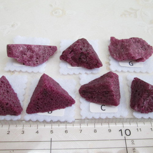 No.F-27 天然石 原石 ルビー 13g ザンビア産 天然石 Rose Stone 通販