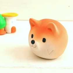 Shiba Inu Ball 小狗雕像 第4張的照片