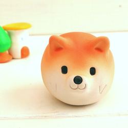 Shiba Inu Ball 小狗雕像 第8張的照片