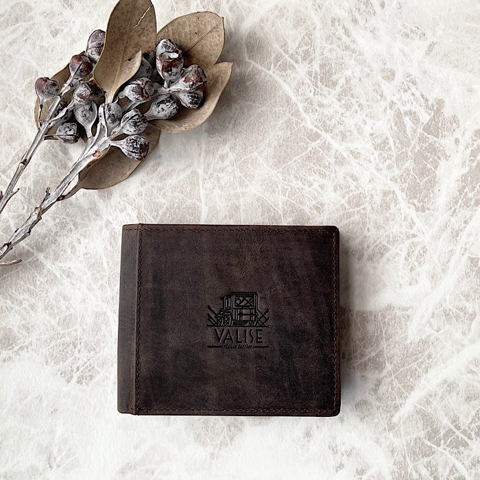 英国デザインValise二つ折り財布 ハンターストーンII
