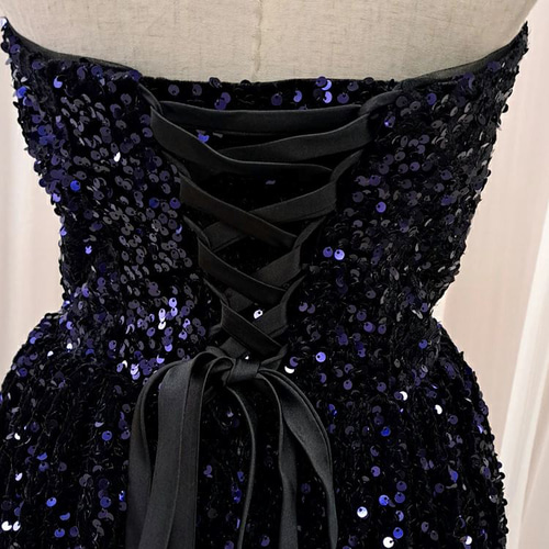 カラードレス スパンコールドレス 豪華 ロングドレス ステージ衣装