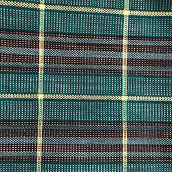 手織り布でできた、柔らかサブバッグ（緑系の2種） 3枚目の画像