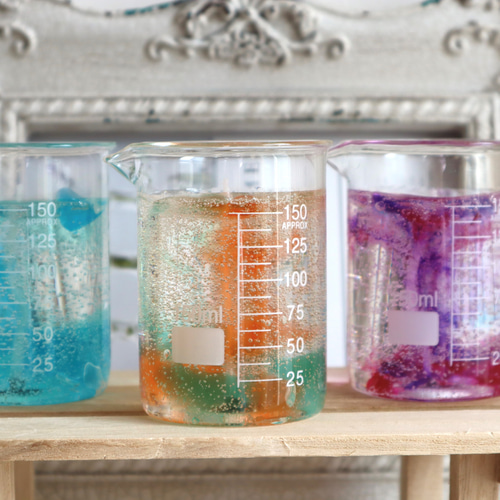 カラフルビーカージェルキャンドル キャンドル・キャンドルホルダー