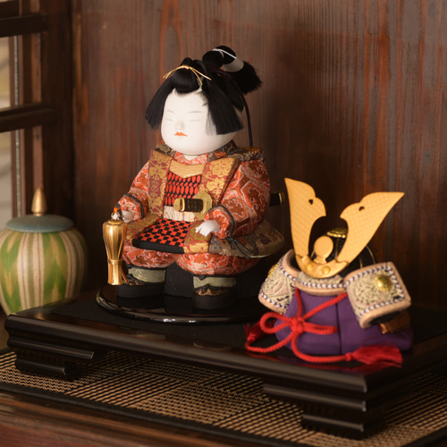 木目込人形✥兜＆鯉のぼりセット✥こどもの日 木目込人形『兜&鯉のぼり』 子どもの日