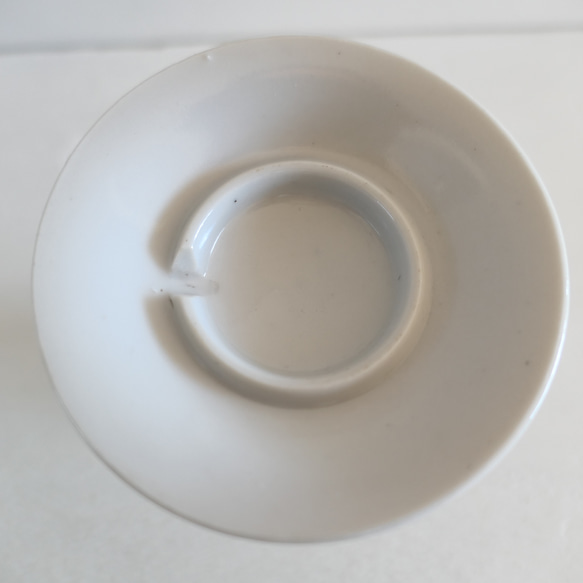 白磁の灯明皿・油皿 ( アンティーク雑貨)/ハンドメイド素材 9枚目の画像