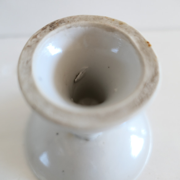 白磁の灯明皿・油皿 ( アンティーク雑貨)/ハンドメイド素材 5枚目の画像