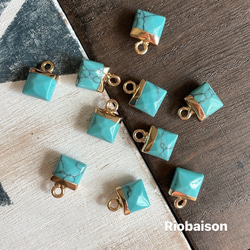 水晶ペンダントヘッドパーツ 小（シルバー）1個 天然石 riobaison