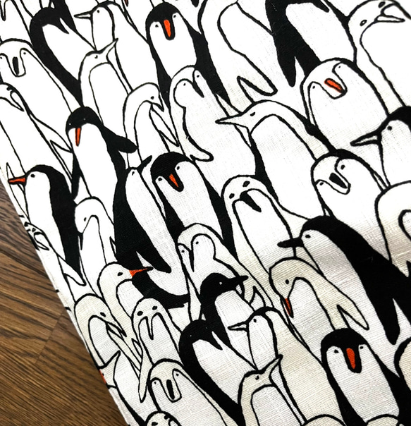 【再販】ペンギンのレッスンバッグ 2枚目の画像