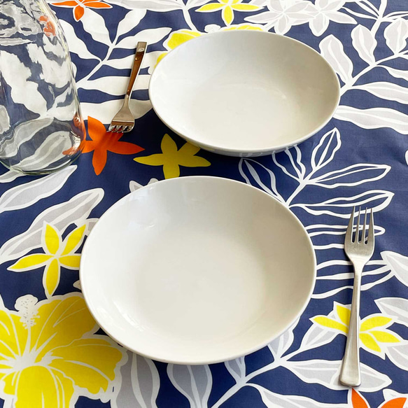 マルチクロス（大判スカーフ）｜トロピカルフラワー［ 正方形サイズ・コットン100％ ］ 5枚目の画像