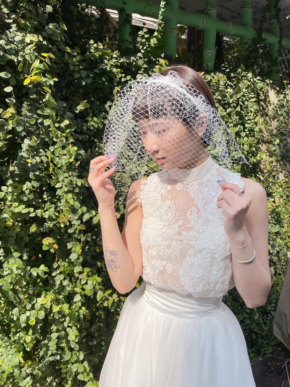 Miller 米樂婚飾品牌 -髮箍式頭紗/新娘頭紗 第6張的照片