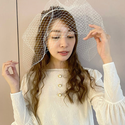 Miller 米樂婚飾品牌 -髮箍式頭紗/新娘頭紗 第2張的照片