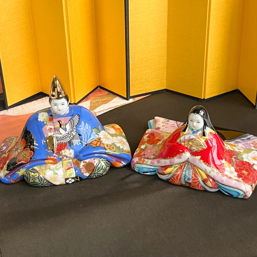 ⭐︎お雛様⭐︎ポーセリン 平安の雅 桃の節句 おひなさま ひな人形 
