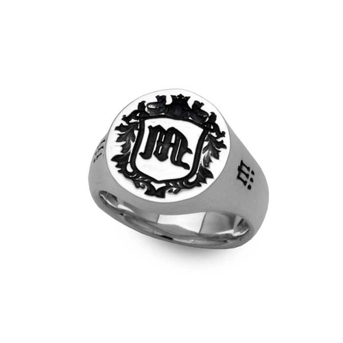 オーダーメイド可能なシーリングスタンプ リング シルバー925 fc288s