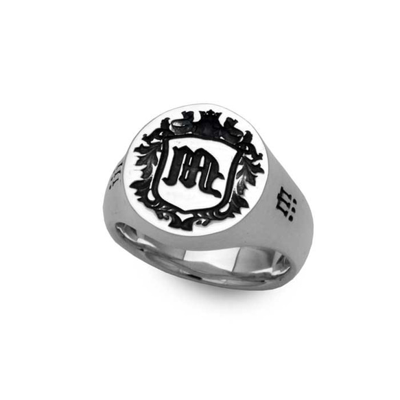 オーダーメイド可能 シーリングスタンプリング small/文字入れリング/シルバー925/男性へのプレゼント/fc288 