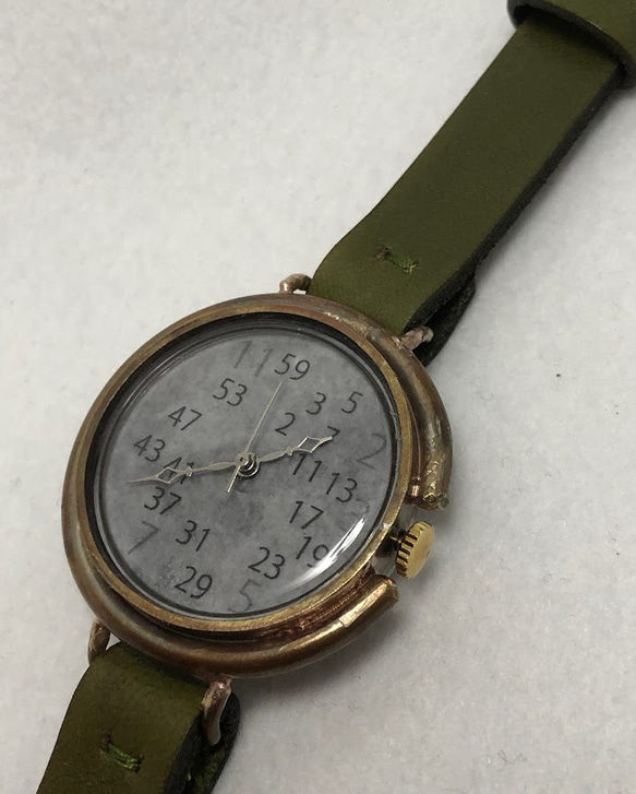 【腕時計ユリク】素数時間計/ベルト幅12ｍｍ 4枚目の画像