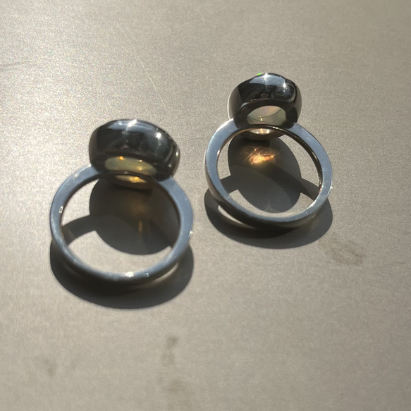 ［opal×silver ring］オパールリング、シルバーリング 10枚目の画像