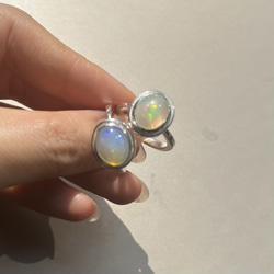 ［opal×silver ring］オパールリング、シルバーリング 5枚目の画像