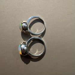 ［opal×silver ring］オパールリング、シルバーリング 7枚目の画像