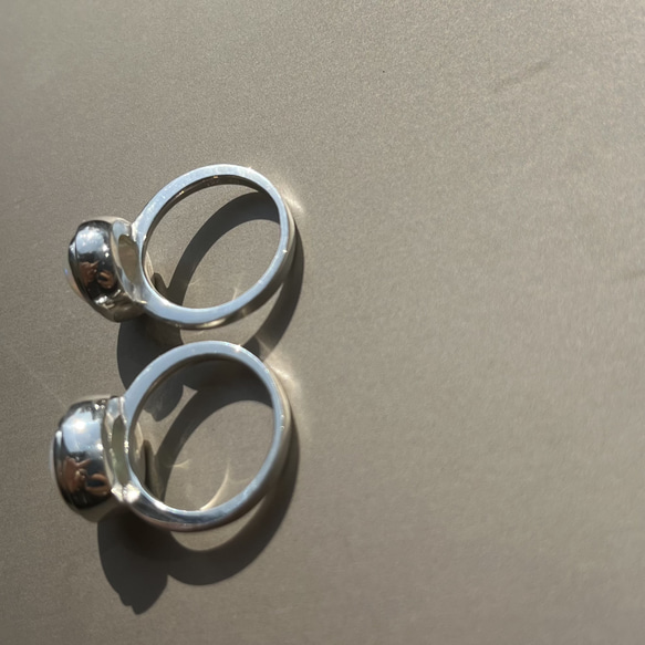 ［opal×silver ring］オパールリング、シルバーリング 8枚目の画像