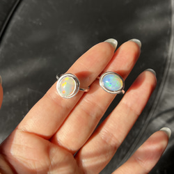 ［opal×silver ring］オパールリング、シルバーリング 12枚目の画像