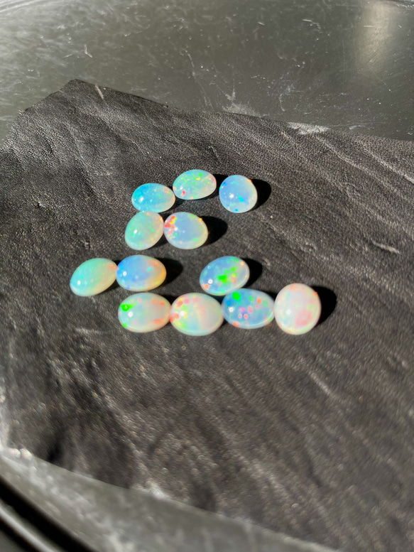 ［opal×silver ring］オパールリング、シルバーリング 2枚目の画像