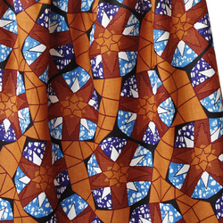 アフリカ布のロングスカート（アフリカンプリント）ロング・マキシ 7枚目の画像