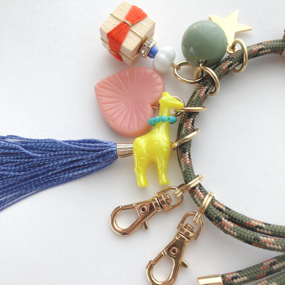 3way BAG CHARM:「Giraffe」animal journey 2枚目の画像