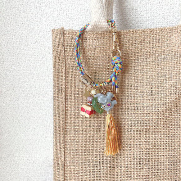 3way BAG CHARM:「Elephant」animal journey 7枚目の画像