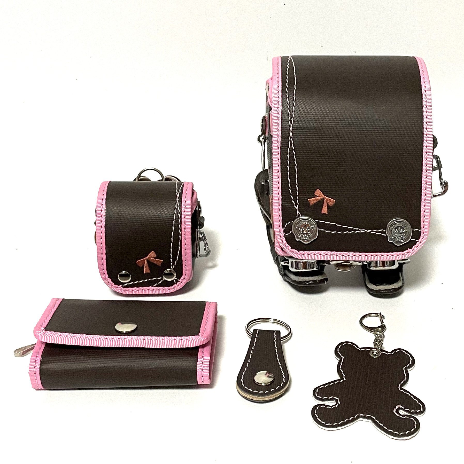 セレクトセット③ ミニランドセル・ミニミニランドセル・キーケース・サービスキーホルダー　※お仕立て券