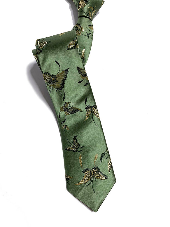 Mr. Bart-Blue Lake Green-Butterfly-Tie-Neckties 3枚目の画像